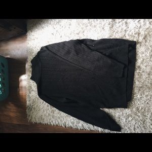 Chunky, vintage black mock neck sweater